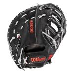 Wilson A2000 12.5" Baseball Glove, Black/Grey, Left-Throw