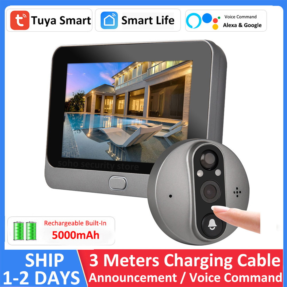 Smart WiFi Doorbell Camera with Audio & Alexa