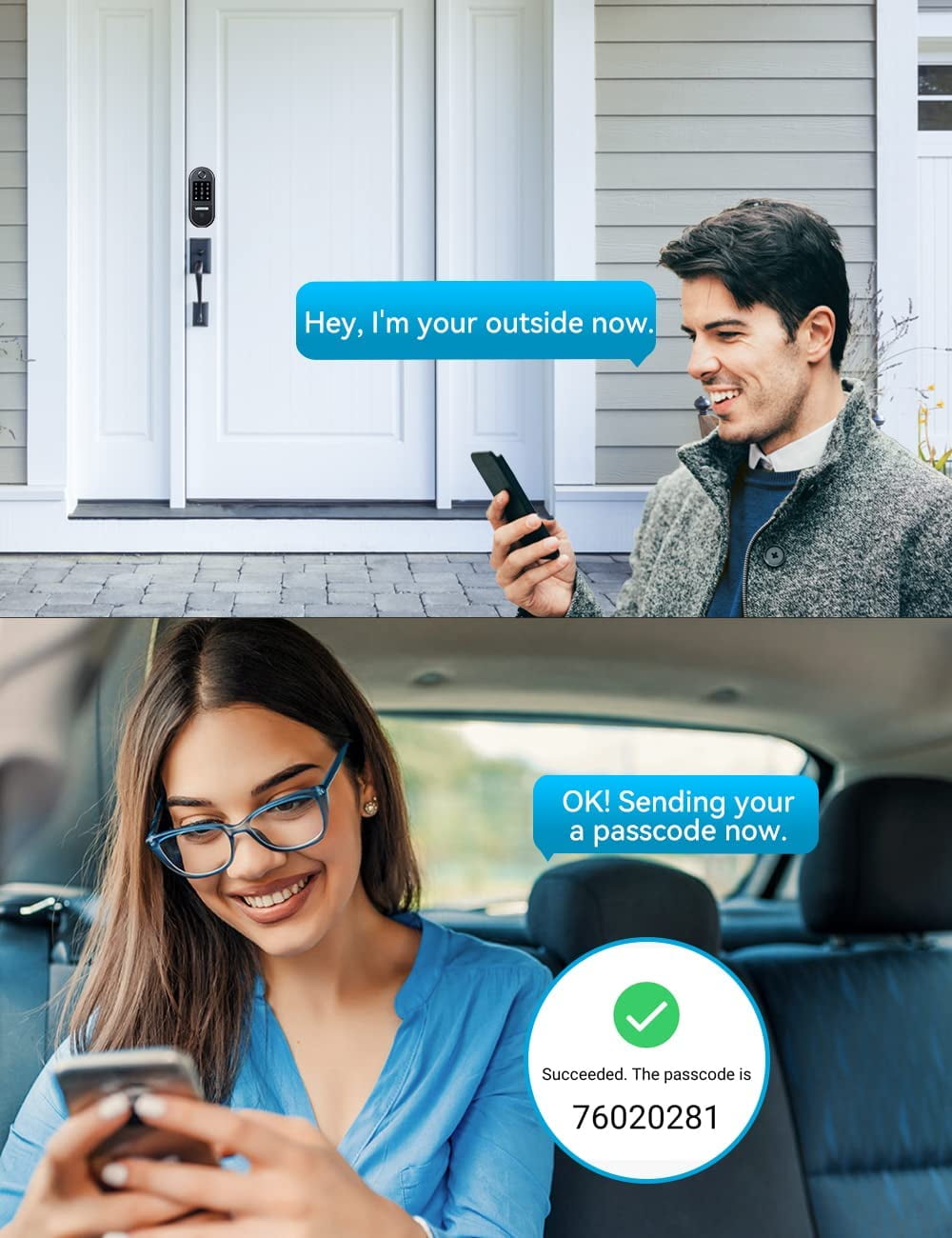 Bluetooth Door Lock with Fingerprint Recognition