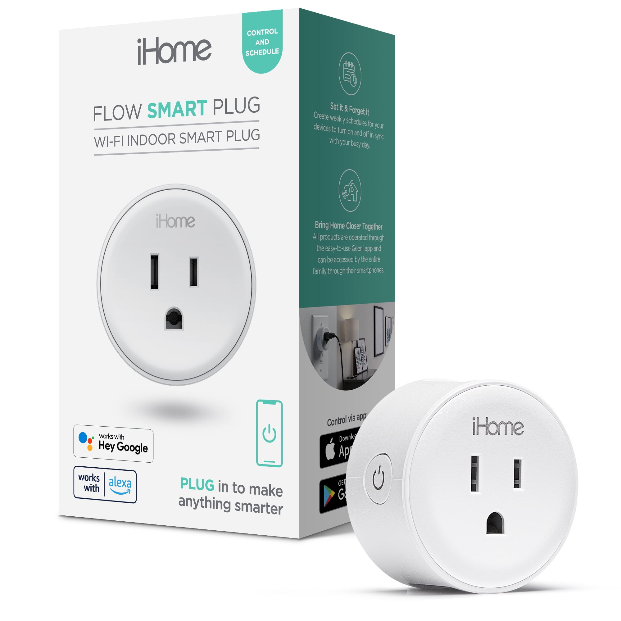 Smart Plug with Alexa and Google Home Control