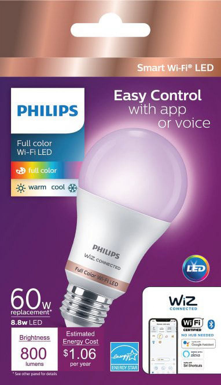Philips Smart LED Light Bulb Frosted & Tunable