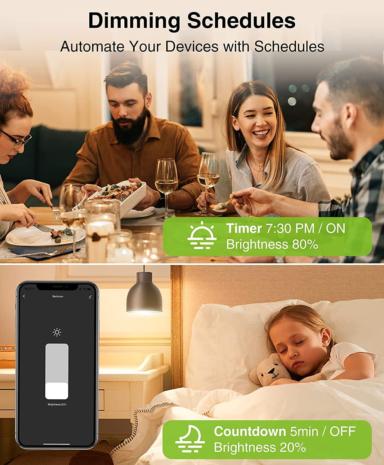 Wifi Smart Dimmer Switch for Alexa & Google Home