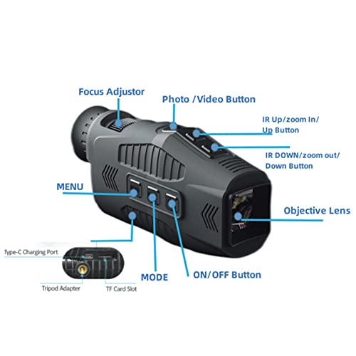 Digital Night Vision Monoculars for Hunting & Outdoor