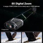 Night Vision Binoculars with Camera: Military Grade, 3" Screen