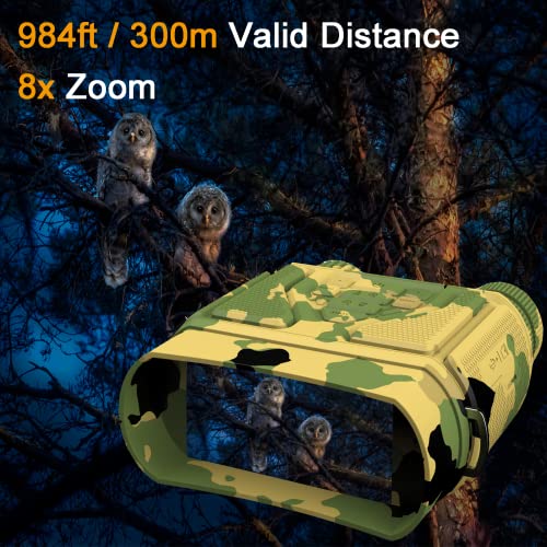 Digital Night Vision Binoculars with Large Screen and SD Card
