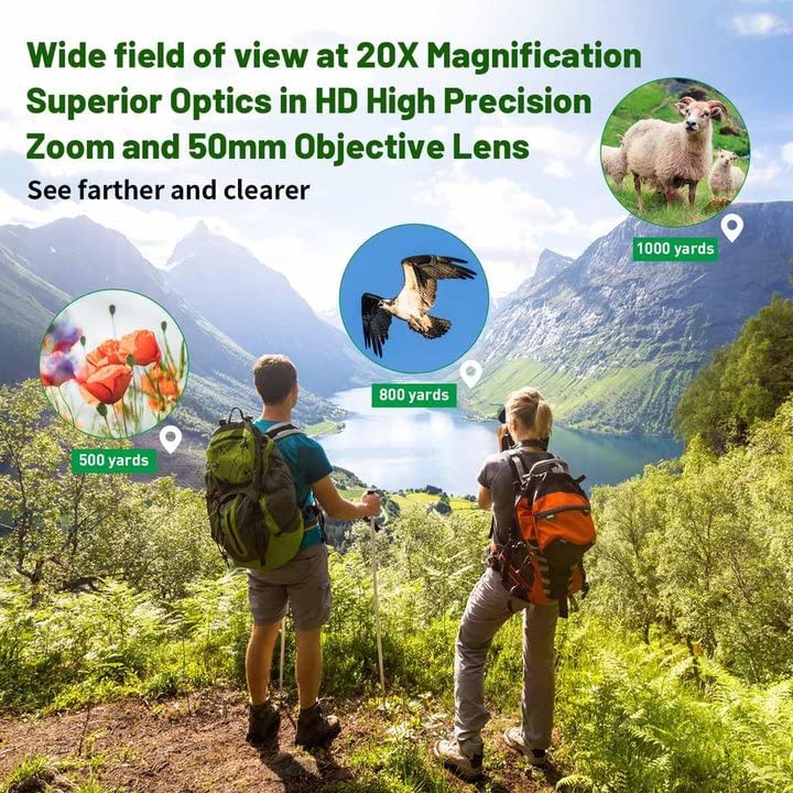 High Power Waterproof Binoculars for Bird Watching, Hunting
