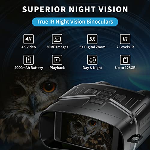 NV4000 Night Vision Binoculars with 4K Resolution