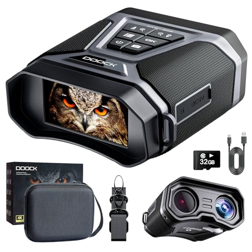 Night Vision Binoculars with Camera: Military Grade, 3" Screen