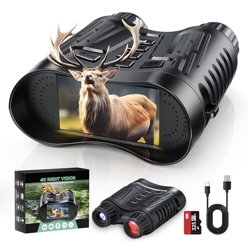 High-Resolution Night Vision Binoculars for Camping and Hunting