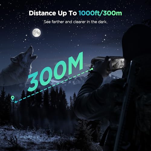 High-Resolution Night Vision Binoculars for Camping and Hunting