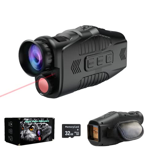 JStoon Night Vision Monocular with Infrared Illuminator, 1080P