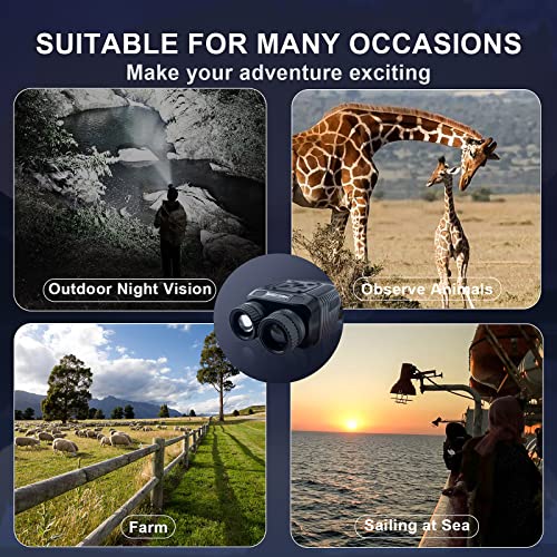 4K HD Night Vision Binoculars - 8X Zoom