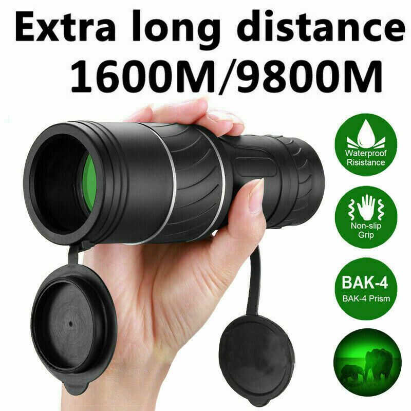40x60 HD Zoom Monocular Telescope for Day/Night Vision