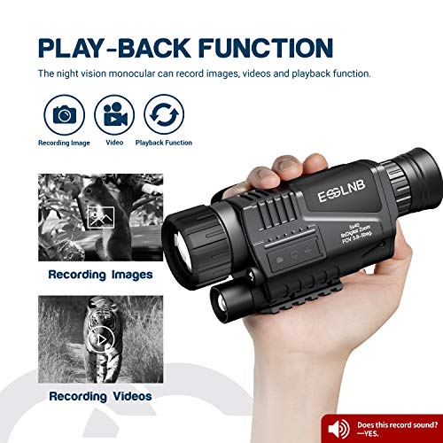ESSLNB 5X40 Infrared Monocular with TFT LCD