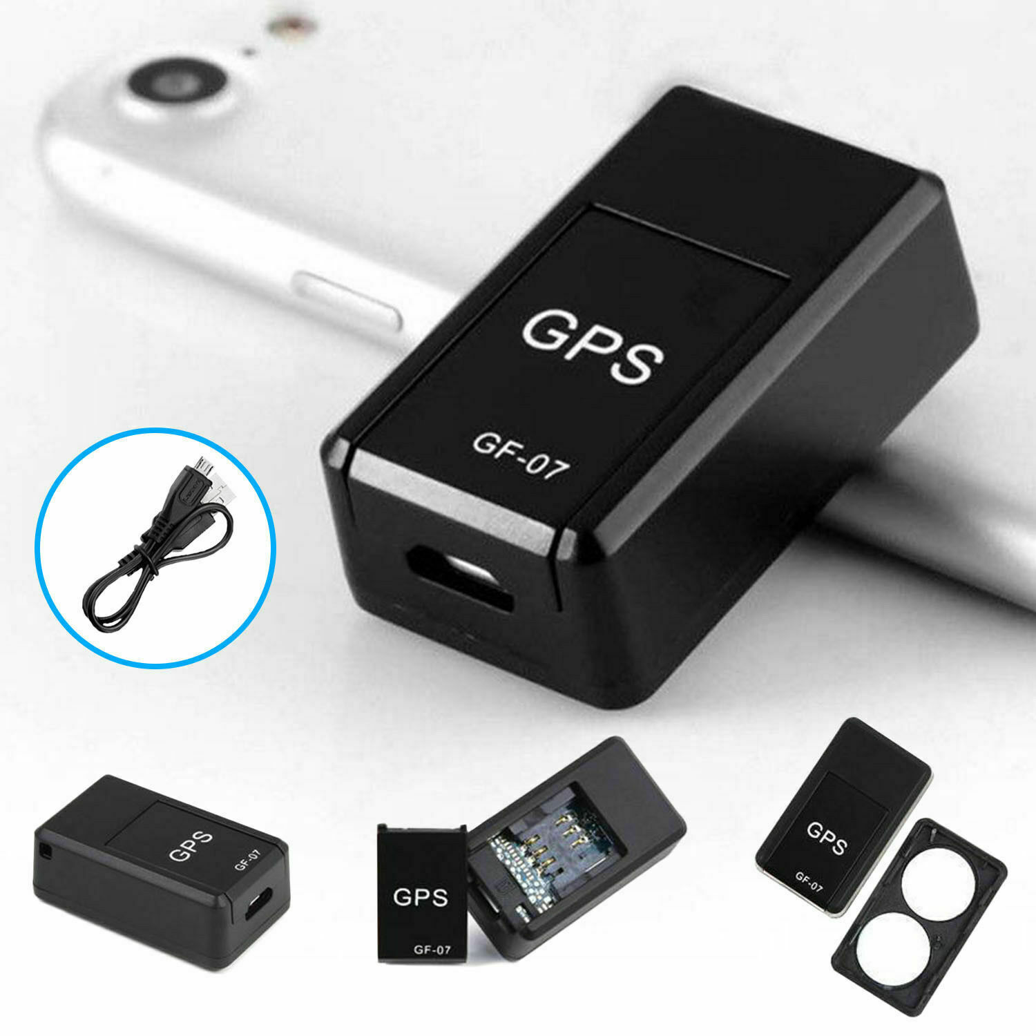 Mini GPS Car Tracker with Real-time Tracking