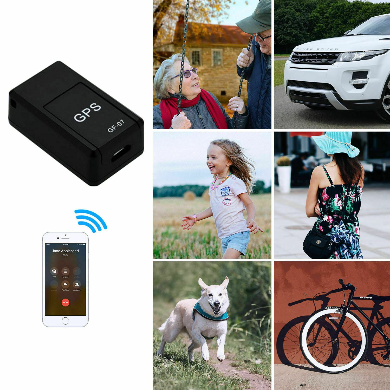 Mini GPS Car Tracker with Real-time Tracking