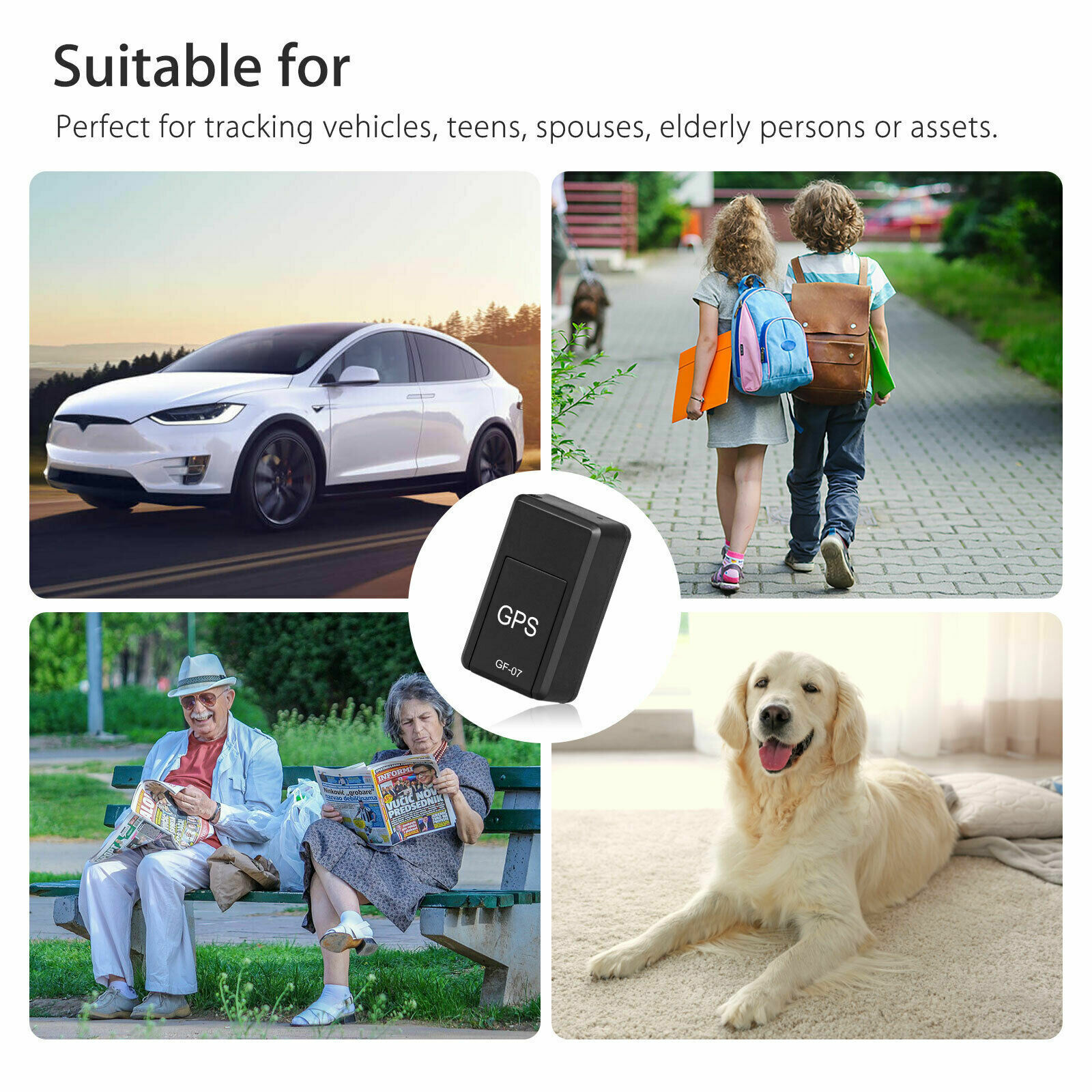 Mini GPS Car Tracker with Real-time Tracking