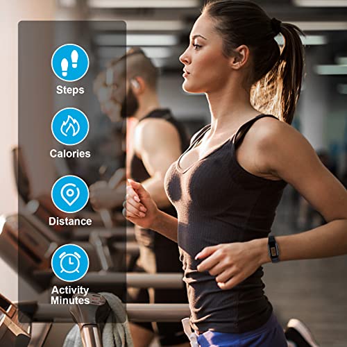 Waterproof Pedometer Watch for Steps & Calories