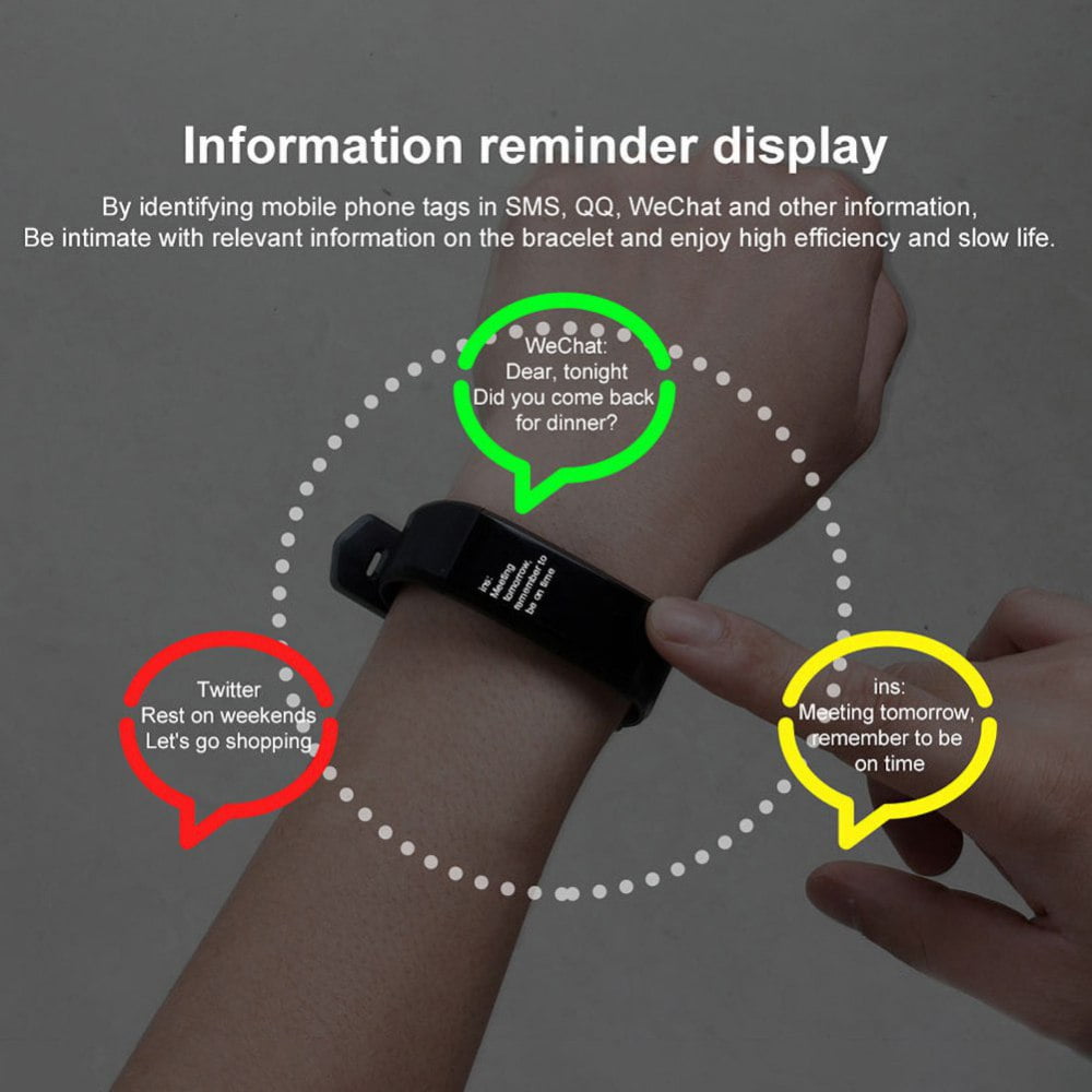Waterproof Fitness Tracker with Heart Rate Monitor