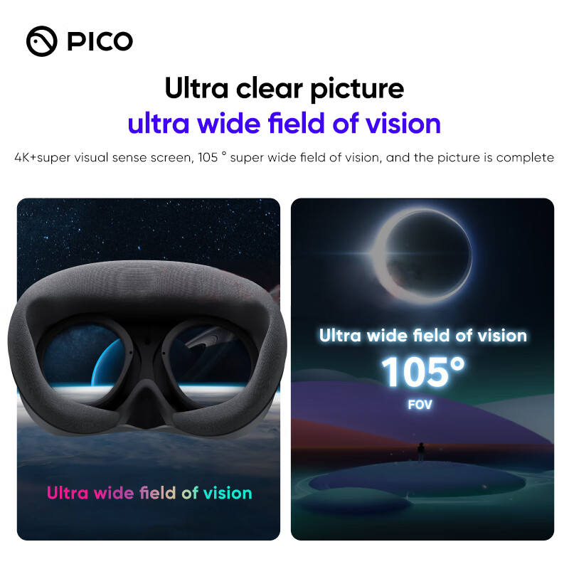 Pico 4 VR Headset for Gaming and Metaverse