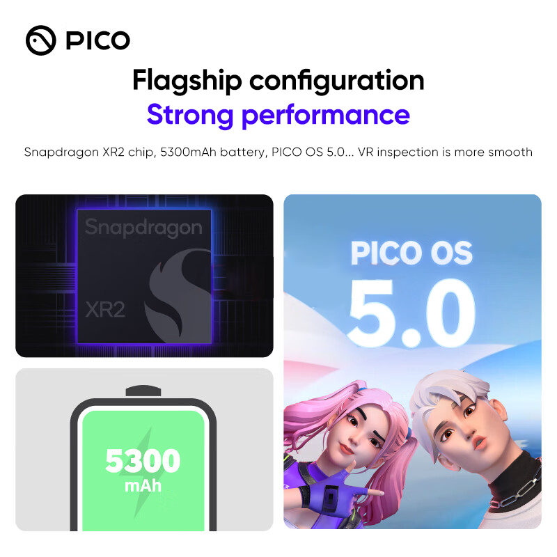Pico 4 VR Headset for Gaming and Metaverse
