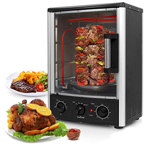 Nutrichef Multi-Function Rotisserie Oven - Vertical Countertop Cooker