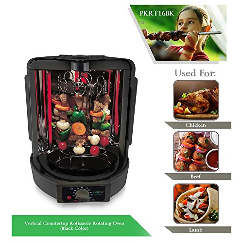 NutriChef Vertical Rotisserie Oven with Shawarma & Kebab