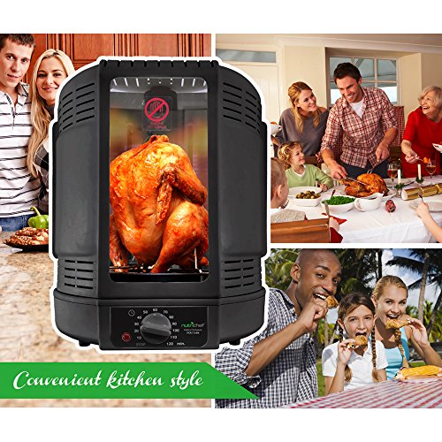 NutriChef Vertical Rotisserie Oven with Shawarma & Kebab