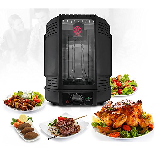 NutriChef Vertical Rotisserie Oven with Shawarma & Kebab