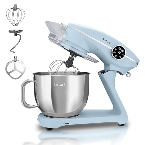 10-Speed Electric Stand Mixer, 600W, 7.4-Qt, Stainless Steel