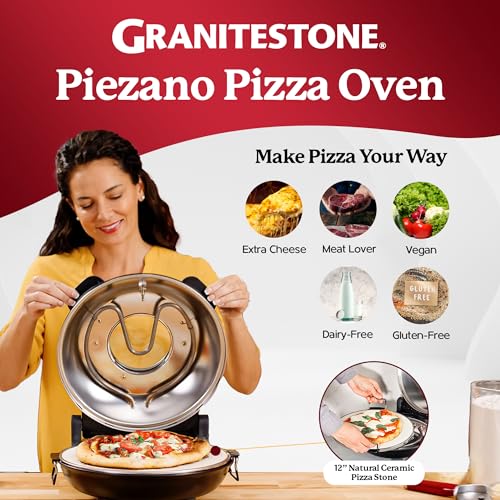 Granitestone Piezano Pizza Oven – Portable Electric Oven