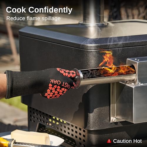 12" Wood Pellet Outdoor Pizza Oven with Rotating Stone