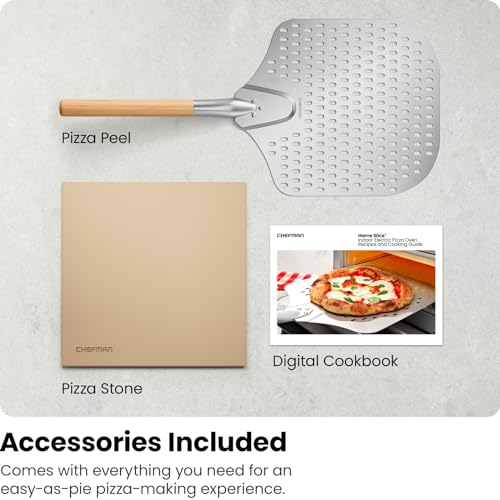 Chefman Countertop Pizza Oven - 12" - 800°F