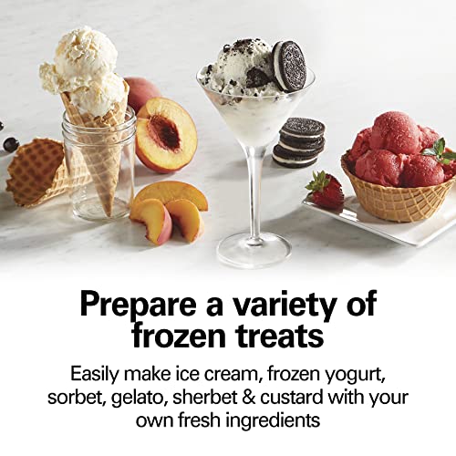 Hamilton Beach Ice Cream Maker, 4 Quart, White