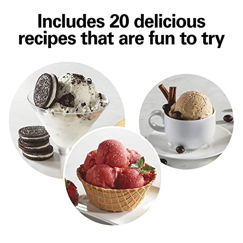 Hamilton Beach Ice Cream Maker, 4 Quart, White