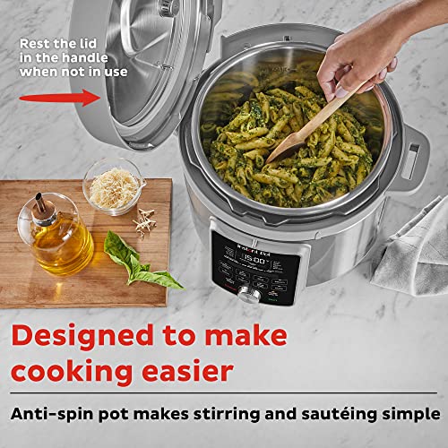 8-Quart Electric Pressure Cooker with 9 Functions
