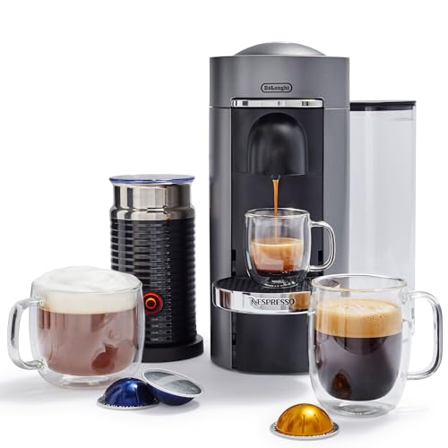 Nespresso VertuoPlus Deluxe Coffee Machine with Milk Frother