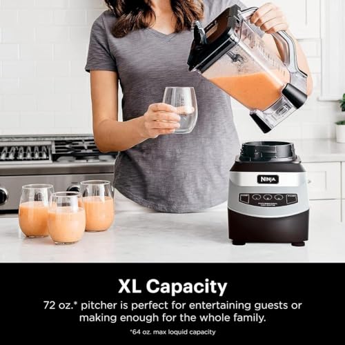 Ninja Professional Blender: 1000W Motor, 72oz Pitcher
