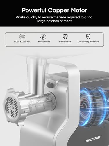 High-performance 5-in-1 Electric Meat Grinder