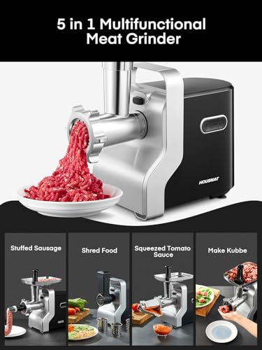 High-performance 5-in-1 Electric Meat Grinder