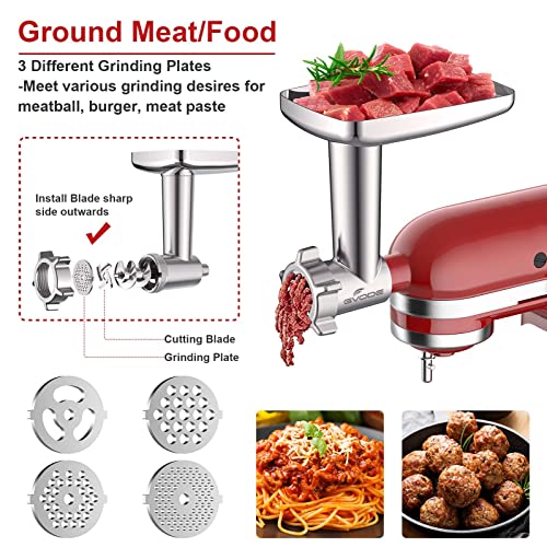 Gvode Metal Meat Grinder Attachment for KitchenAid