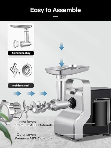 High-performance 5-in-1 Electric Meat Grinder