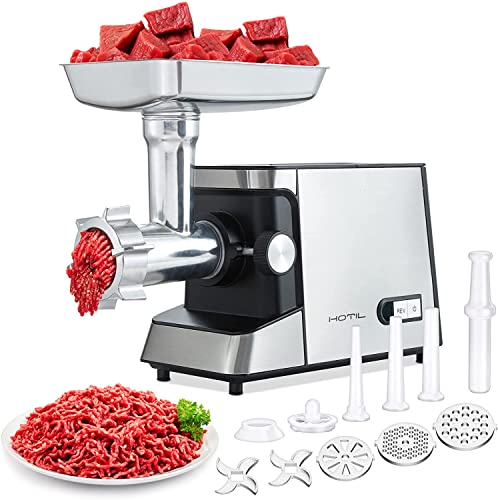 Electric Meat Grinder & Sausage Stuffer: Heavy-Duty 3-in-1