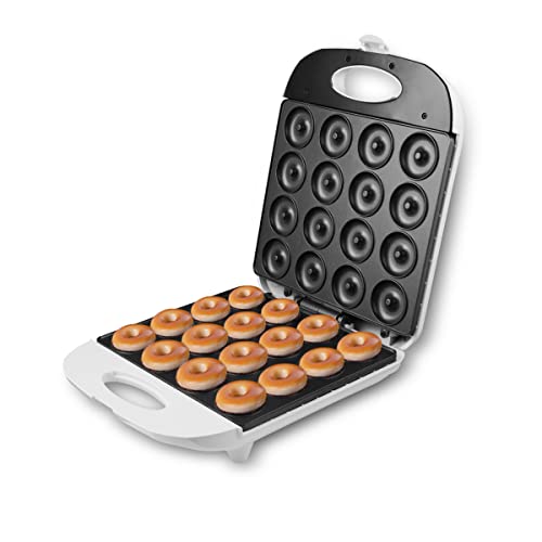 16 Mini Doughnut Maker for Breakfast, Snacks & Desserts