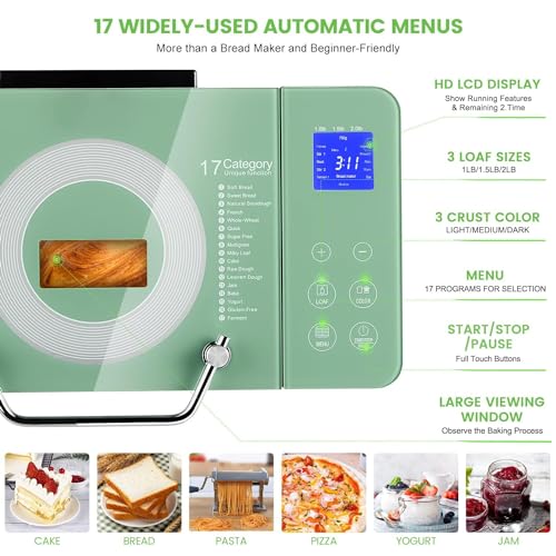 Dual Heater Bread Maker with Gluten-Free Option