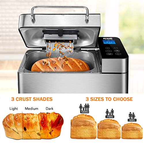 17-in-1 Stainless Steel Bread Maker, XL Size