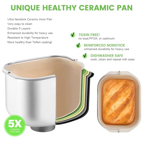 Dual Heater Bread Maker with Gluten-Free Option