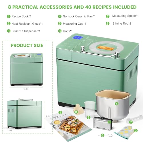 Dual Heater Bread Maker with Gluten-Free Option