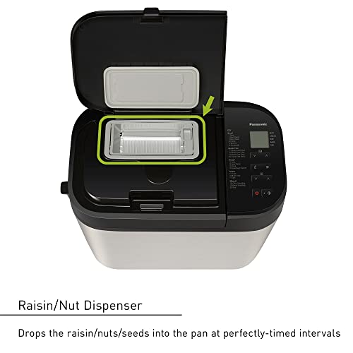 Panasonic Bread Machine with 20 Presets and Nut Dispenser