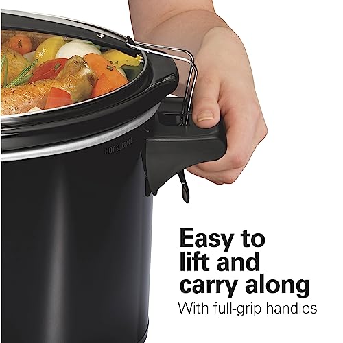 Hamilton Beach Slow Cooker, 10 Quart, Portable